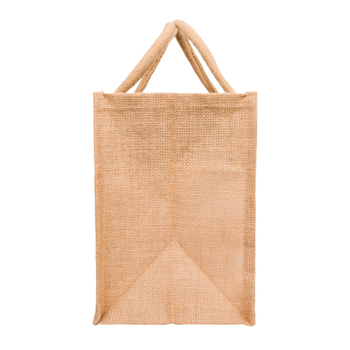 Window 11X11X8 Inch Jute Hamper Bag – With Zip - Image 4