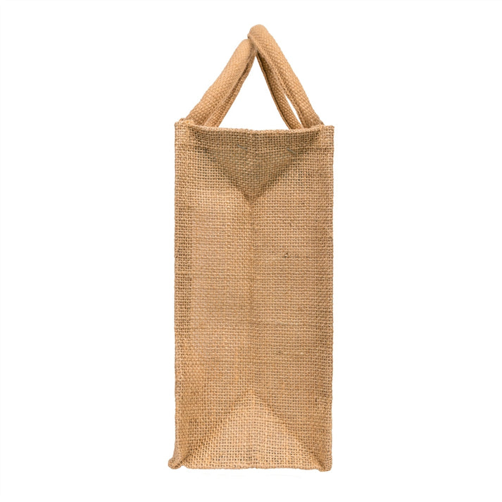 Window 12X10X5 Inch Jute Hamper Bag – With Zip - Image 4
