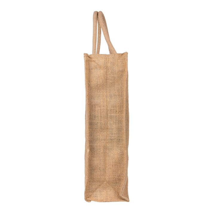 Natural Jute Bag 18X16X5 inch – With Zip - Image 4